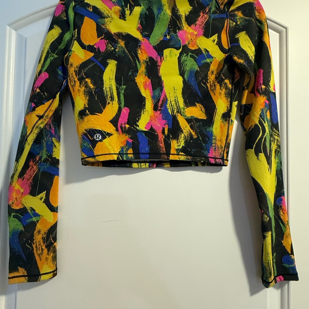Lululemon Athletica Multicolor Abstract Long Sleeve Top